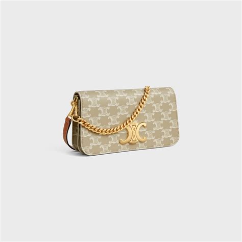 celine mini pochette|Celine grege triomphe multipochette.